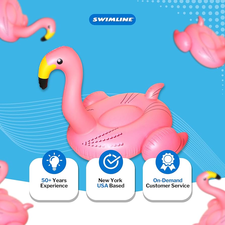 Amazon.com: SWIMLINE ORIGINAL 90627 Giant Inflatable Flamingo Pool